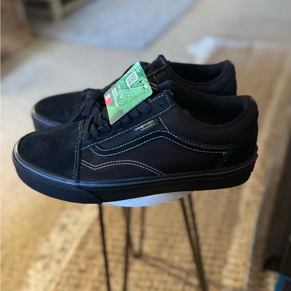 Vans Black Canvas Sneakers